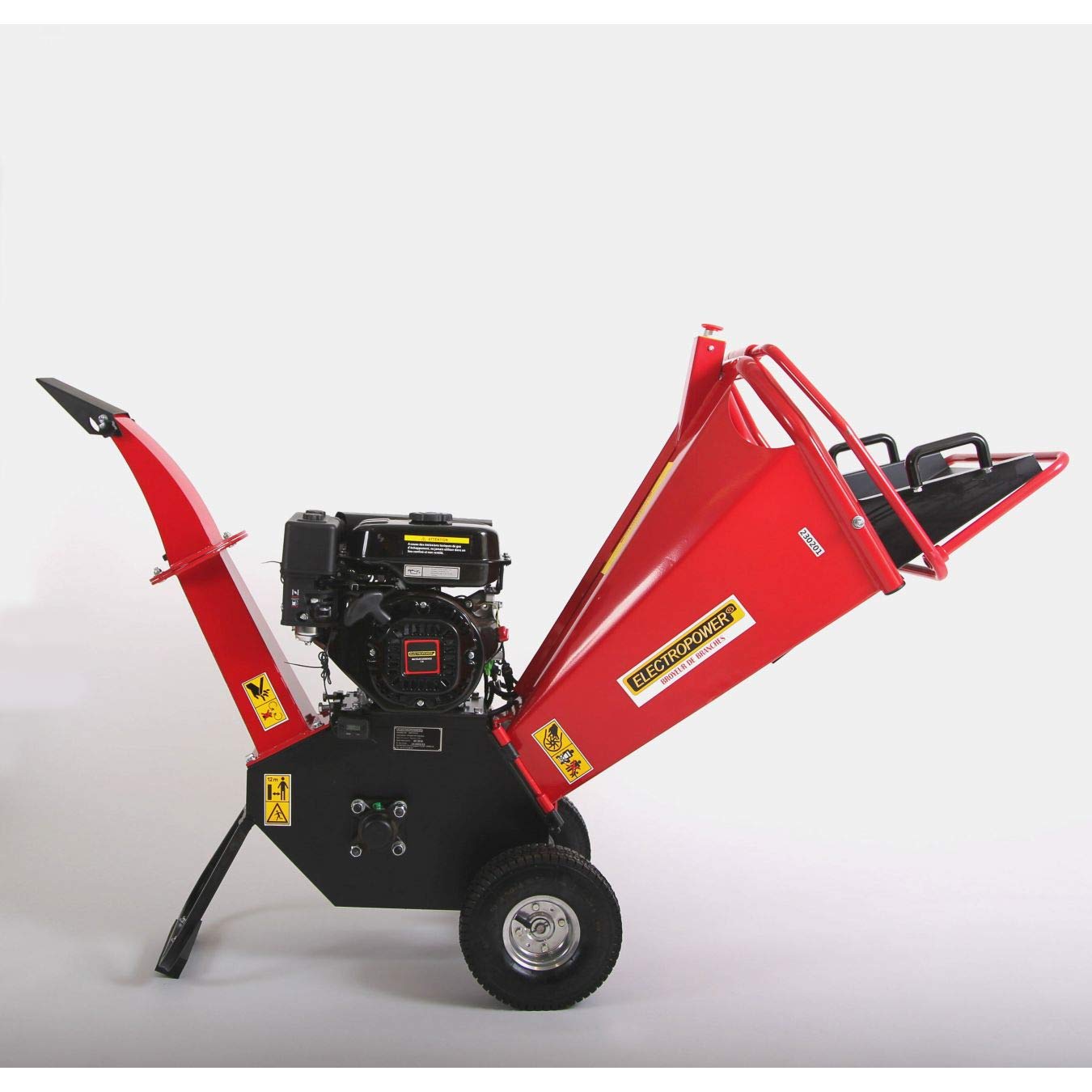ELECTROPOWER Broyeur de végétaux 7 CV à Rotor - 100mm, pour Bois Vert fraichement coupé.