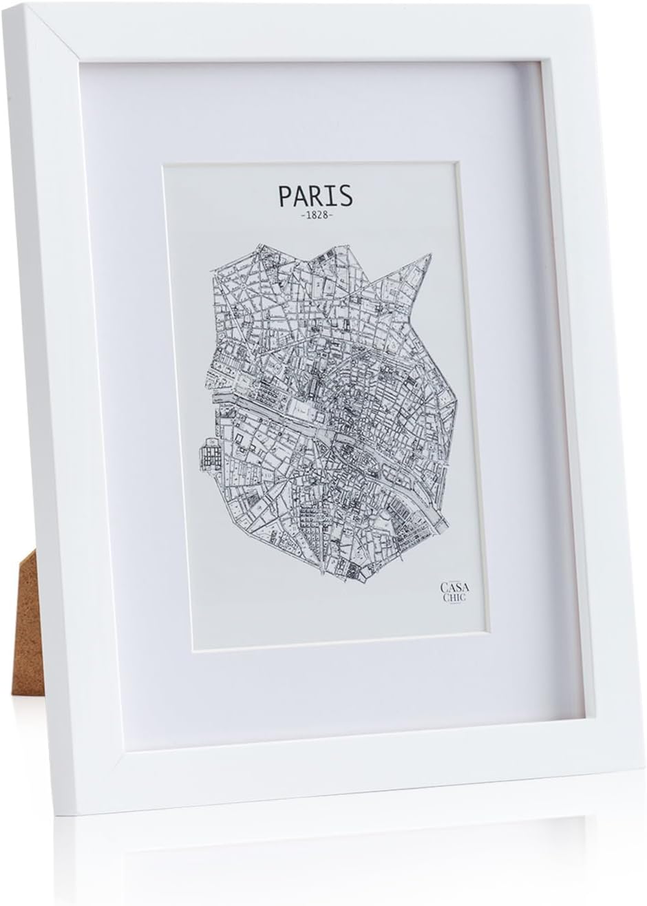 Casa Chic Picture Frames, 28x23 cm Photo Frame, Standing/Wall Mounted