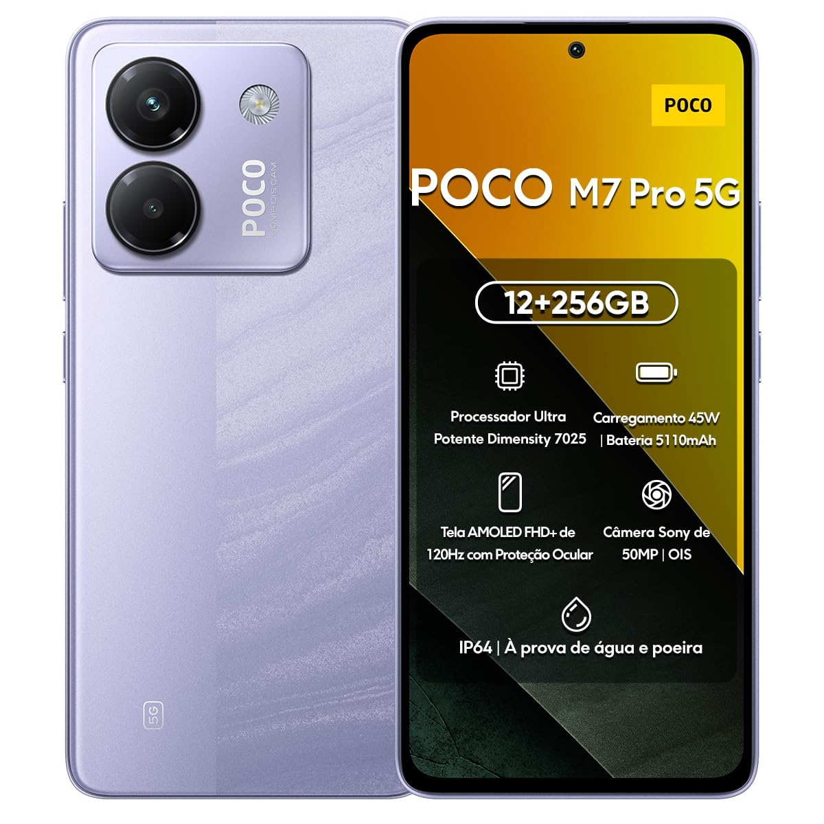 POCO M7 Pro 5G パープル 8GB RAM 256GB ROM