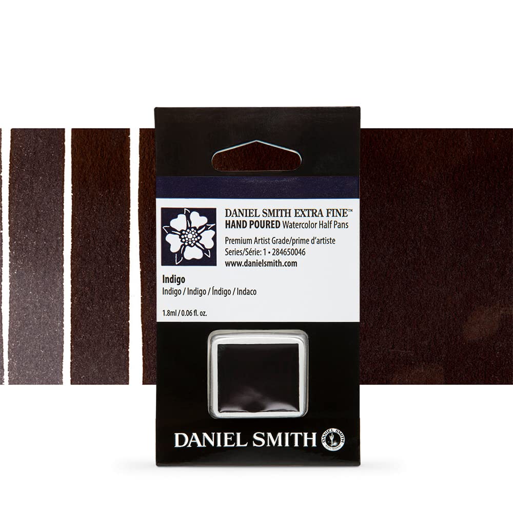 Daniel Smith : Watercolour Paint : Half Pan : Indigo : Series 1