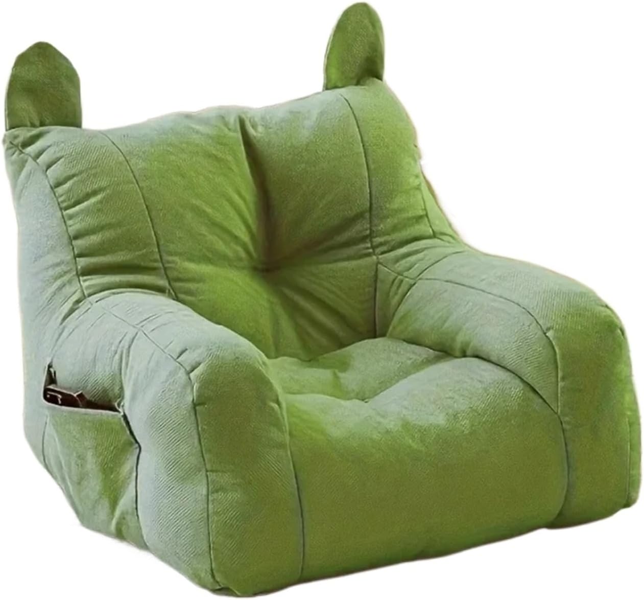 Cat Sofa Bed with Cartoon Design, Detachable Washable Pet Bed, Support Up to 2.72KG, Cozy Indoor Cat Furniture(Yellow)