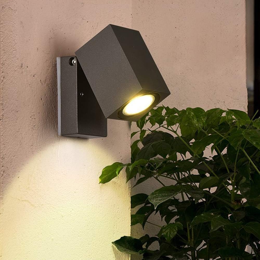 ZR98US Waterproof Aluminum Outdoor&Indoor Lamp Exterior Garden Porch Wall Lamps 5W Bedside Light Living, Chandelier
