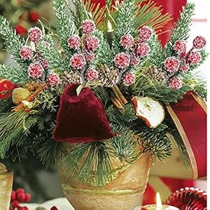 Redberrystemsfloralpineconeschristmasartificialpinebranchesevergreenbranchberriesdecor10pcsholidayfloralpickshollystemfordecorationdiychristmascraftwreathdecoration Urban Country Home Decor Red berry stems floral pine cones christmas artificial pine branches evergreen branch berries decor 10pcs holiday floral picks holly stem for decoration diy christmas craft wreath decoration urban country home decor