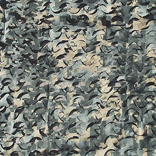 CamoSystems Specialist Series Camouflage Ultra-Lite, Military & Bulk Netting, Mesh Netting Optional, Large, 7'10" x 19'8", Woodland