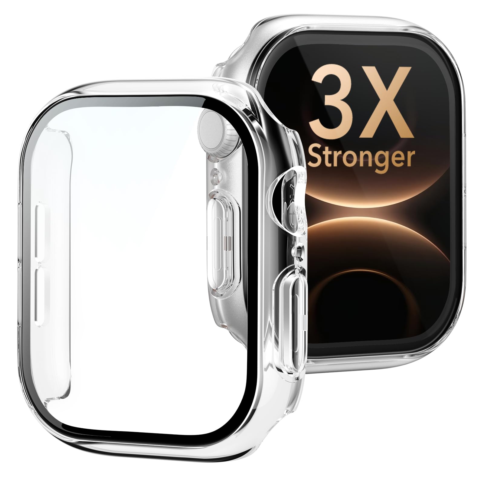 ESR Glass Case by Corning™ for Apple Watch Series 11 46 mm Screen Protector | ESR Accessory Glass by Corning™ compatible with Apple Watch S11/10 (46 mm), precision fit and bare touch, 1 pack, Transparent-image-27