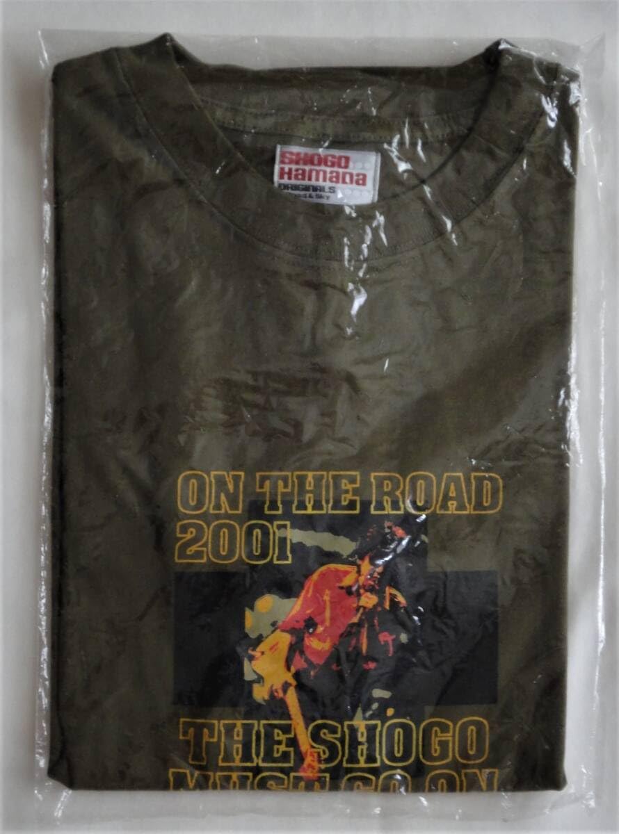 Amazon.co.jp: 浜田省吾 ON THE ROAD 2001 ツアーグッズ カーキ T