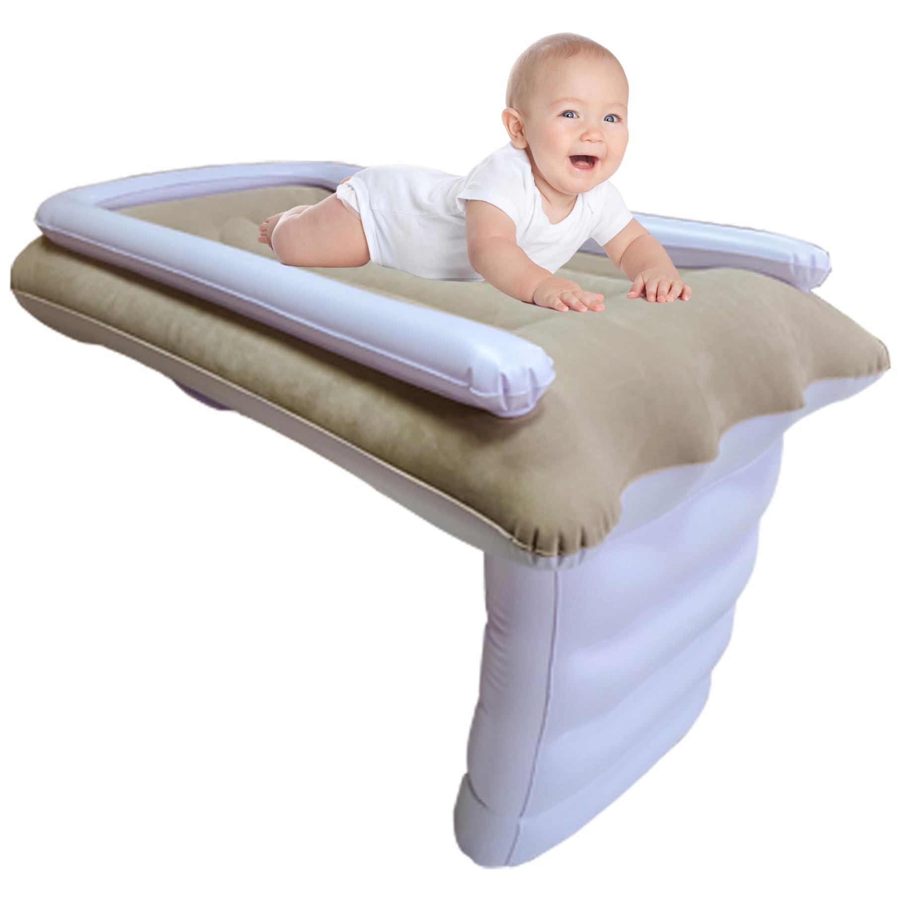 Lit de tout-petit gonflable contre la fatigue des enfants en avion