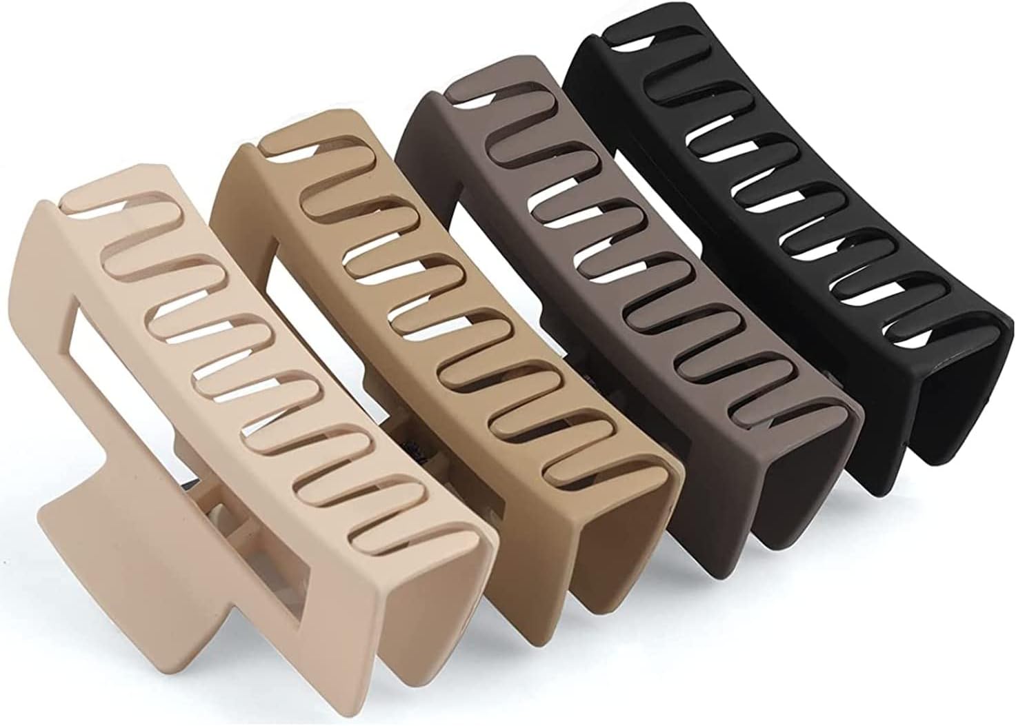 Ello Hair Claw Clip for Women & Girls, Matte Hair Clips, 4.3 Inch(11cm