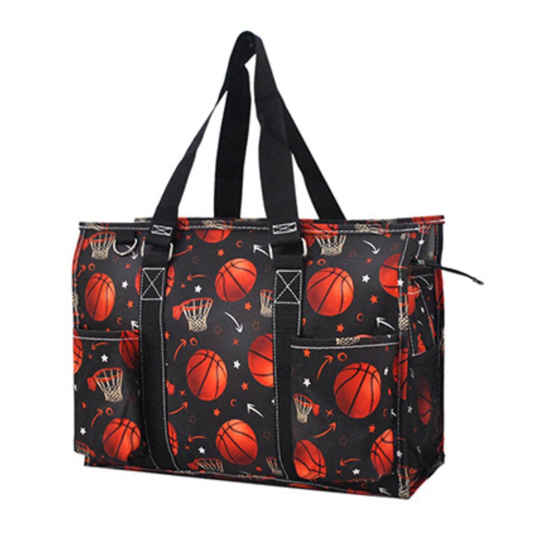 NGIL Utility Water Resistant Tote Bag, Top Zipper Closure, Perfect Gifts for Working Women, Nurses, Gym bag