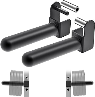 Kipika 2x2 & 3x3 Power Rack Plate Holder - Stores Standard & Olympic Plates -...