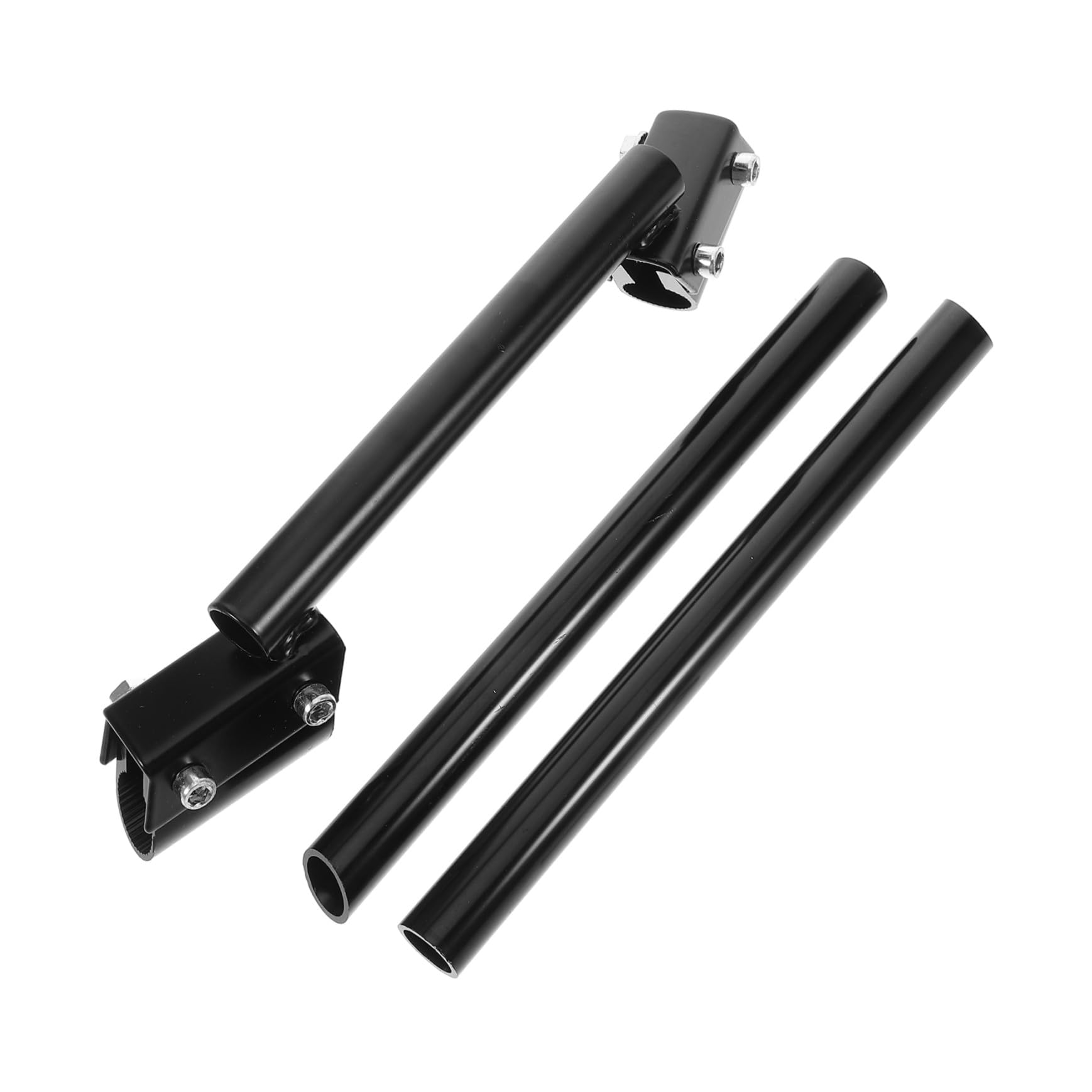 Guidon de Moto Barre d'Équilibre Indépendante Guidon Traversant Noir pour Motos Polyvalentes
