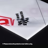 Vista 11 de MECCANIXITY UHMW Sheet Ultra High Molecular Weight Polyethylene Sheet Hard Plastic Sheet Board 8''x 8'' x 0.12'' Black Pack of 2