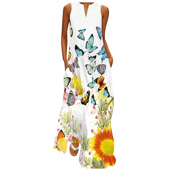 Amazon Co Jp Yamokiyo ロングワンピース 夏 長袖 きれいめ ラインワンピース 夏 春 上品 パーティードレス オフィス フォーマル ワンピース 夏ｖネック 花柄ワンピース 夏 韓国 春 夏 リネンワンピース 夏 着痩せ 大きいサイズ 通学 通勤 シューズ バッグ