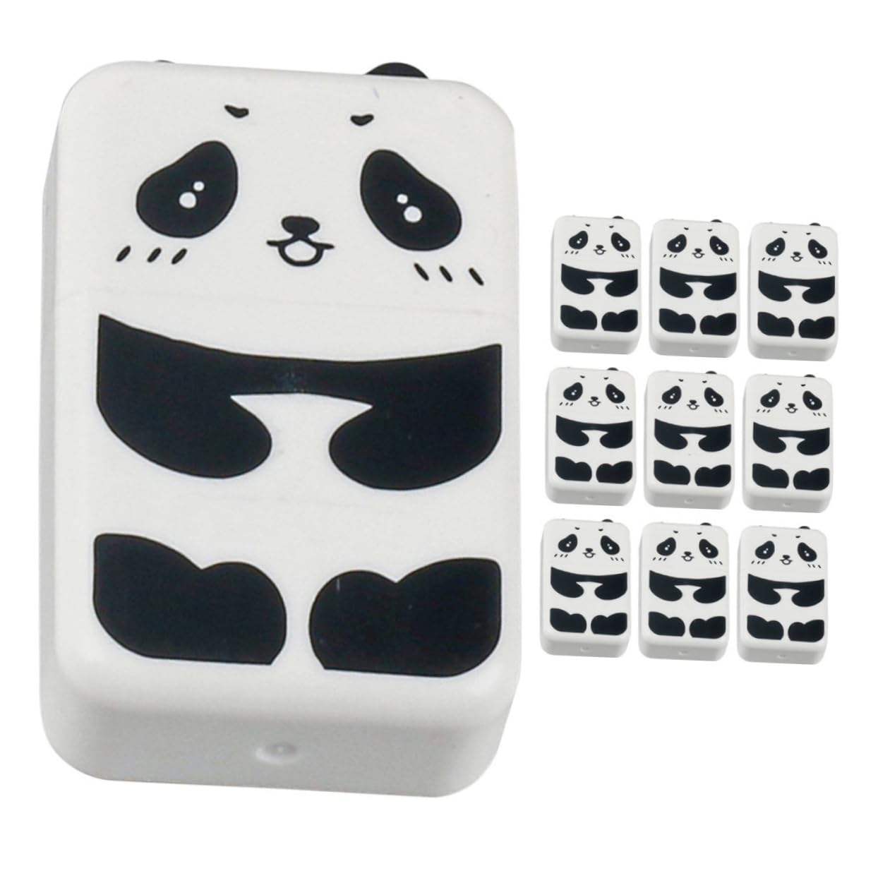 Operitacx 30pièces Gommes Panda Créatives Gommes Multifonctions Pour Écrire Et Dessiner Accessoires De Papeterie Scolaire