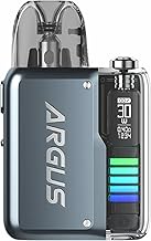 VOOPOO Argus P2 Pod Kit 30W + 2ml Top-Fill ARGUS Pod Top Fill Cartridge 0.4/0.7ohm Electronic Cigarrillo Original Evaporator 1100mAh Built-in Battery - No Nicotine (Titanium Gray)