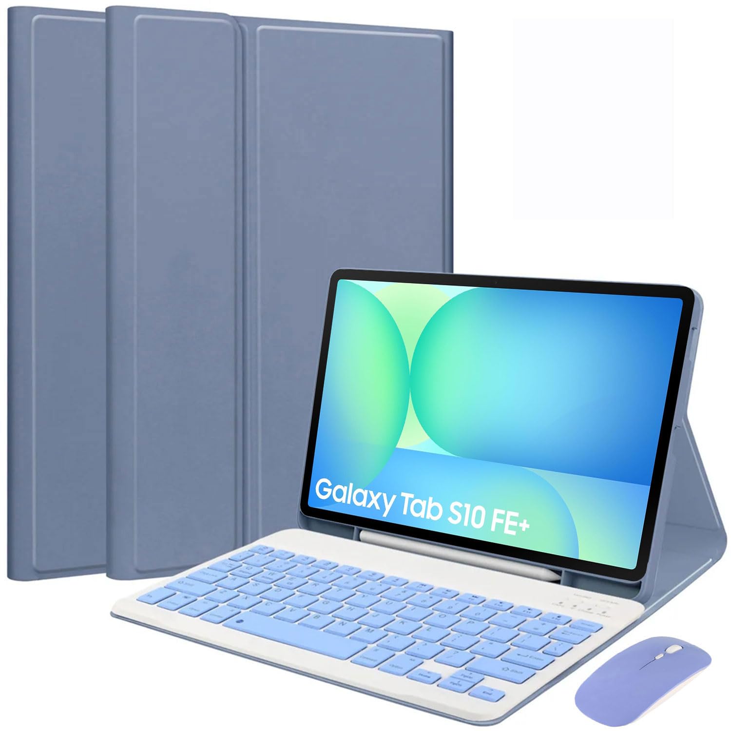 EHLCYS Keyboard Case for Samsung Galaxy Tab S10 FE+ Plus 13.1 Inch