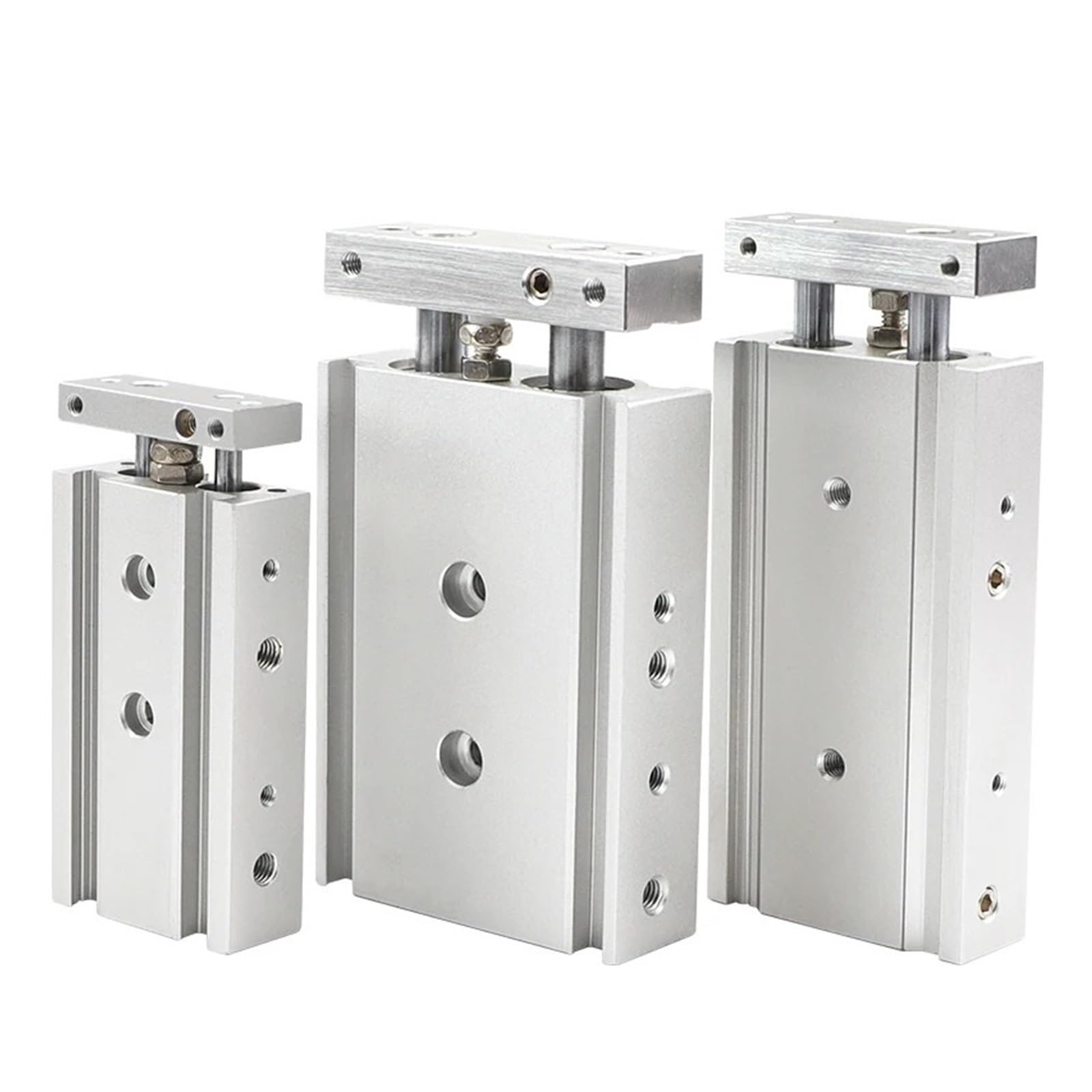 Cilindro de doble eje serie CXSM 15x40 en acero inoxidable de alta estabilidad