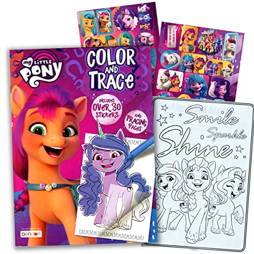 My Little Pony Coloring and Activity Book Bundle with Coloring Book, Stickers and More by Bendon - Used condition - Image 2