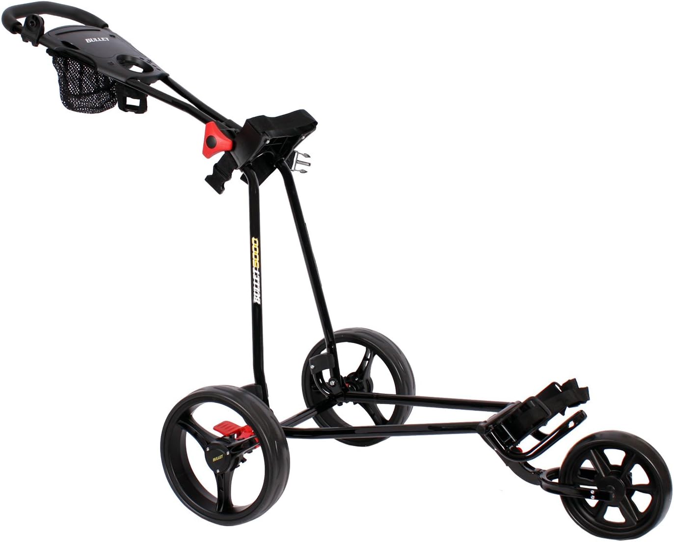 Bullet Golf Trolley 5000, professional, collapsible with easy click system – Black
