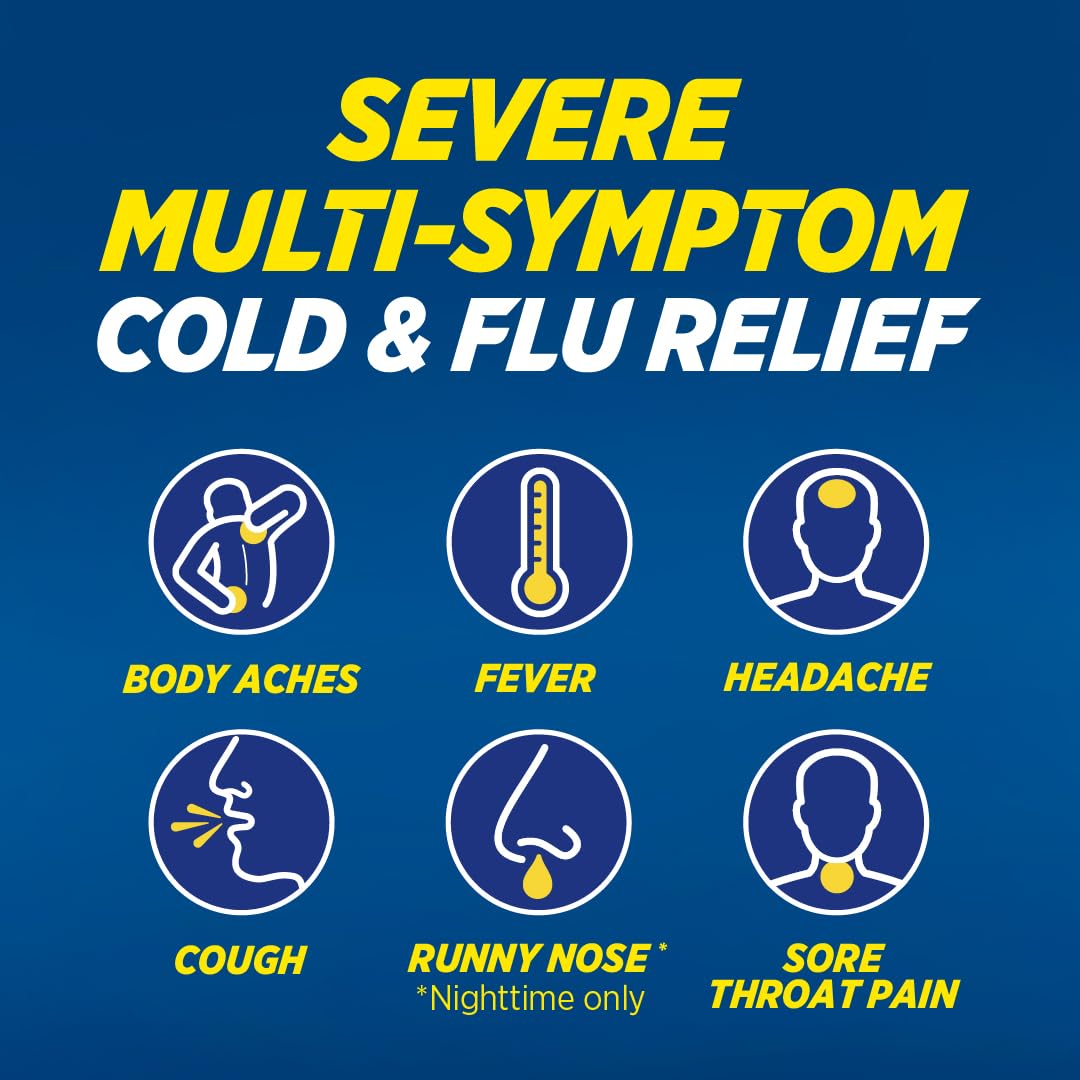 Theraflu Day and Night Pack, Severe Cold Relief, 18 Packets — Amazon image 3
