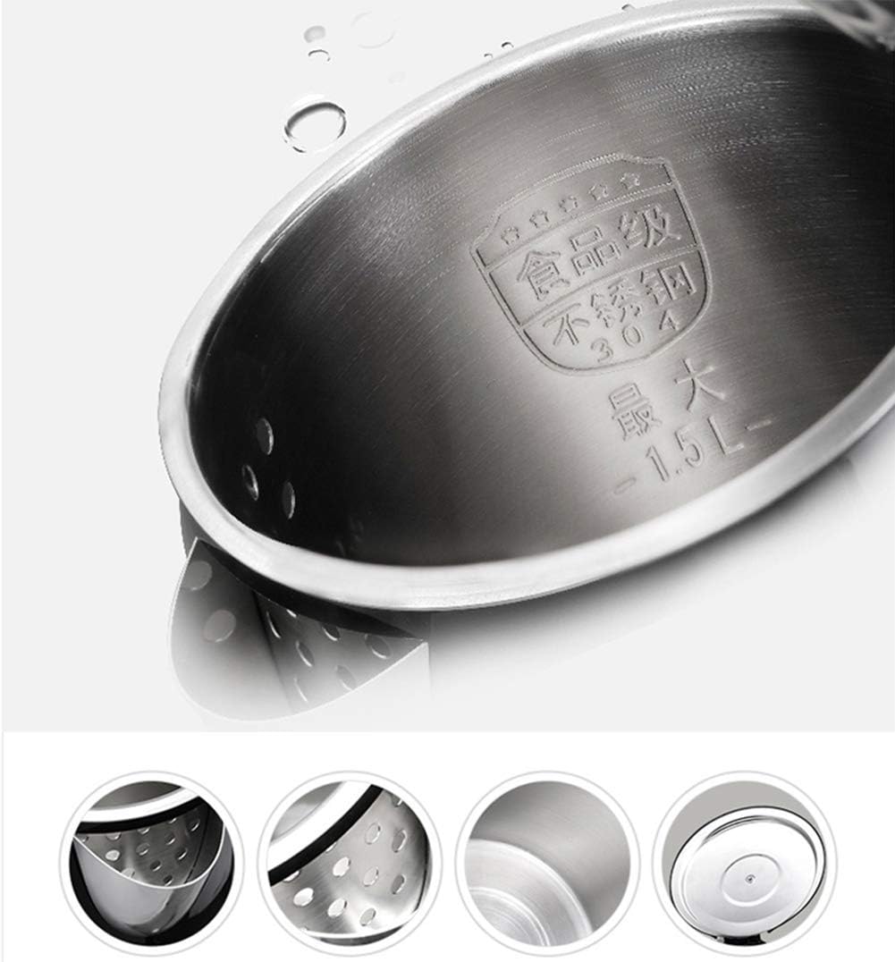 Kettle,1.8L Stainless Inner Lid Electric Kettle,1500W (Bpa Free) Cordless Tea Kettle,Fast Boiling Hot Water Kettle,With Auto Shut Offwith Boil Dry Protection,Double Walled Insulation