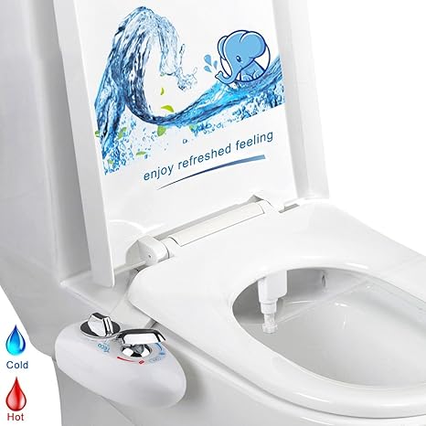 Amazon Co Jp ワイエコ Yeco 手動式シャワートイレ 洗浄用アタッチメント ダブルノズル ビデ おしり 温水 冷水スプレー 水圧と水温を調節可能 簡単取り付け Eb8501 Bidet Us ホーム キッチン