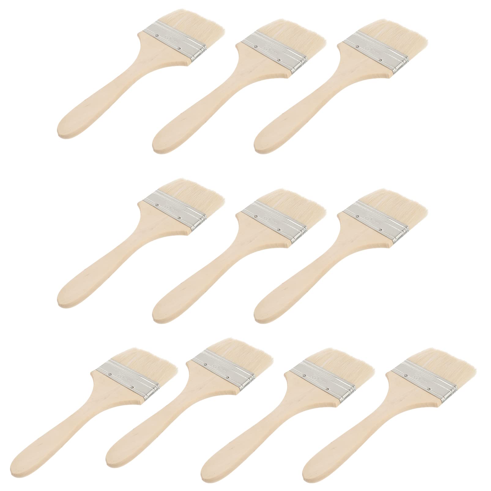 Uonlytech 10Pcs Chip Paint Brush Ergonomic Grilling and Barbecue Brushes for Even Color Absorption and Distribution Durable and Easy to Clean