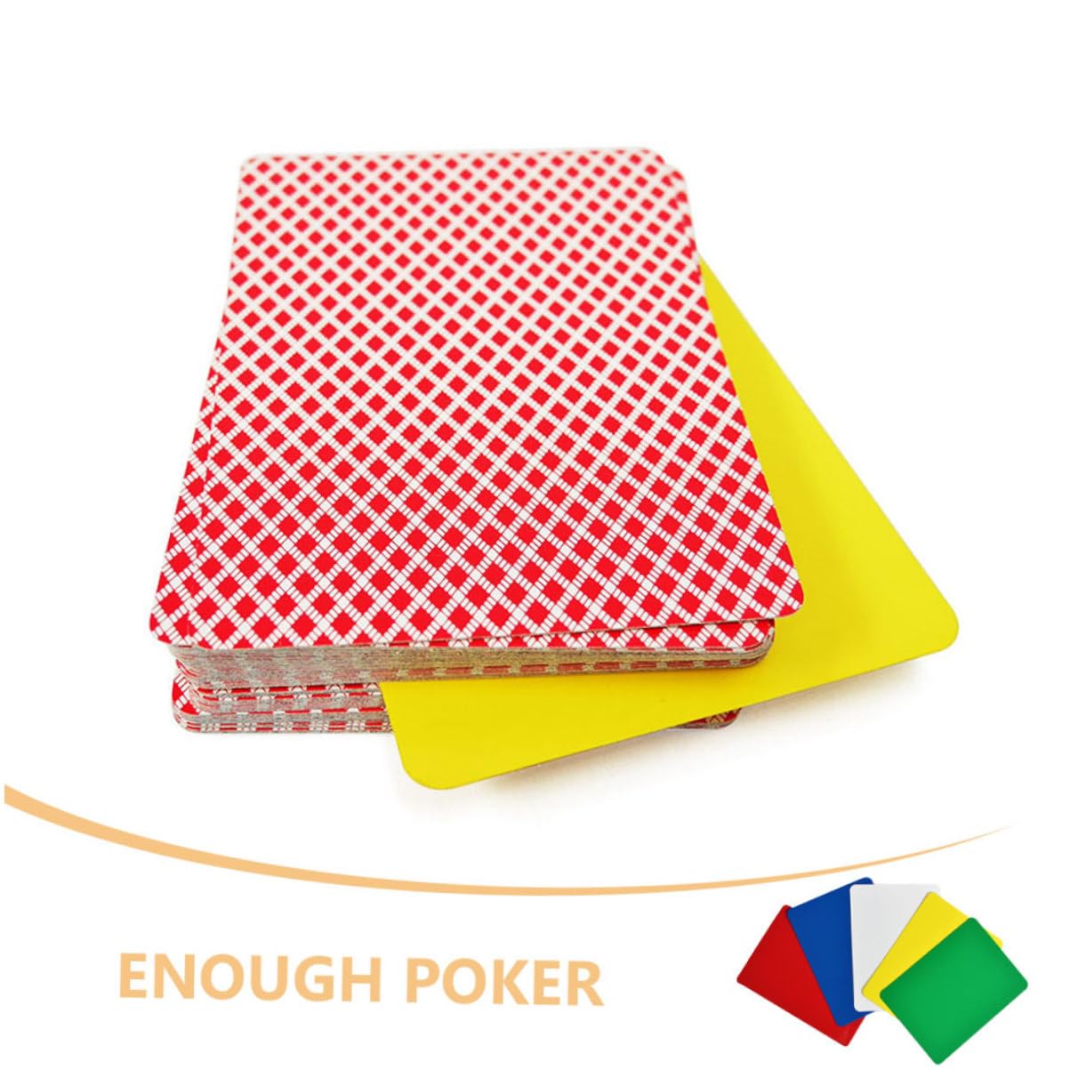 HOOTNEE 5pcs Poker Set Cut Cards Poker Size Cut Cards Bulk Dispenser Accessory