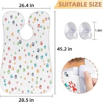Colorful Abstract Tree Beard Bib Beard Hair Catcher for Men Shaving