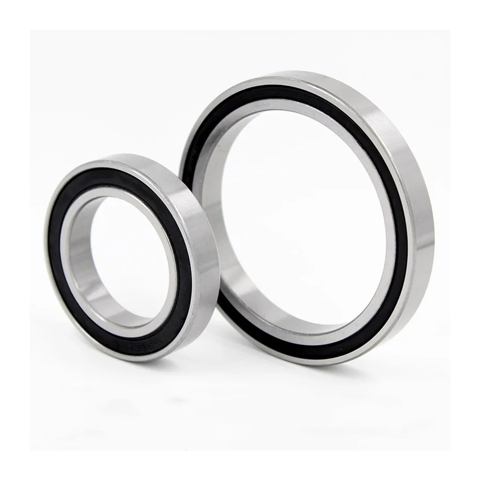 QENZDGBUY 10/50pcs S6802-2RS S6802RS 15 * 24 5mm ABEC-5 Double Rubber Cover Stainless Steel Thin Deep Groove Ball Bearing 15×24×5mm(10pcs)