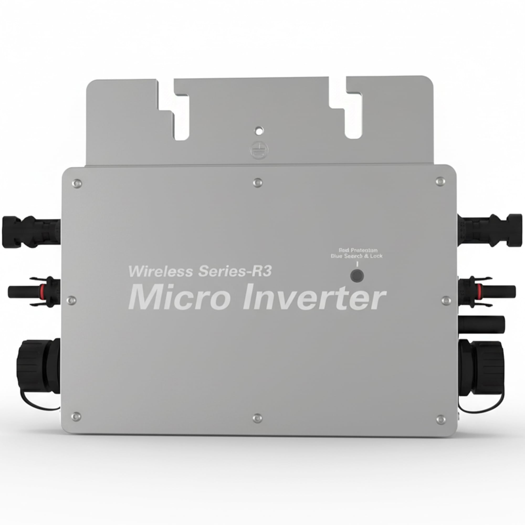 Intratec Mikro Wechselrichter WVC-800W – IP 65 Wechselrichter Balkonkraftwerk MPPT mit WiFi & Cloud-Überwachung für einfache Plug and Play Installation – 283 x 200 x 41,6mm