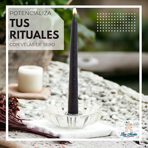 Miniatura 5 de Suet Candle  Black  26 Pieces  To Potentialize Your Rituals  100% Effective