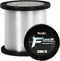 ThornsLine Force Monofilament Fishing Line - Heavy Duty Abrasion Resistant Clear Nylon Leader for Freshwater & Saltwater