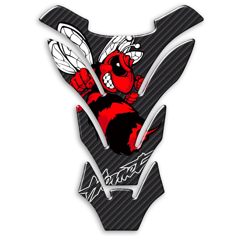 Protège réservoir adhésif en résine 3D Tank Pad Compatible avec Moto HONDA HORNET - PHA001R