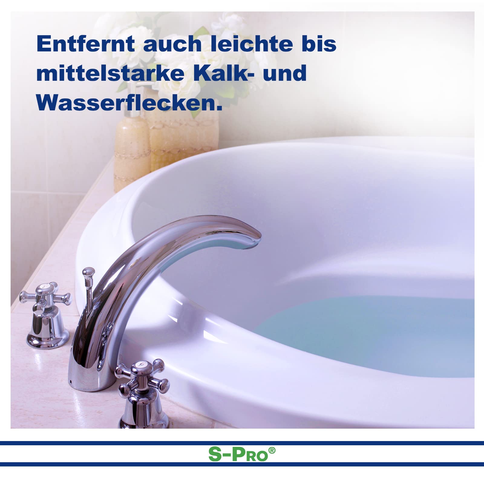 S-Pro SanitärFresh 12x 1 Liter Sanitärreiniger Konzentrat für Bad und Toilette, gegen Kalk und Wasserflecken, Reiniger Sanitär mit Frischeduft und Glanzeffekt
