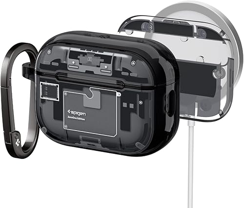 Spigen Funda para AirPods Pro 3, Ultra Hybrid (MagFit) Compatible con Funda para AirPods Pro de 3ª Generación (2025), Compatible con MagSafe, Zero