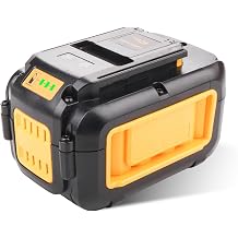 40V 5.0Ah Replacement for Dewalt 40V Battery DCB404 DCB406 DCB407 DCB114 DCB116 DCB412, Compatible with Dewalt 40V MAX Power Tools DCCS690B DCCS690X1 DCCS690H1 DCCS690M1 DCHT860B DCHT860X1 DCHT860M1