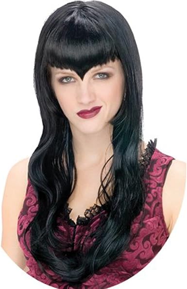 long black vampire wig
