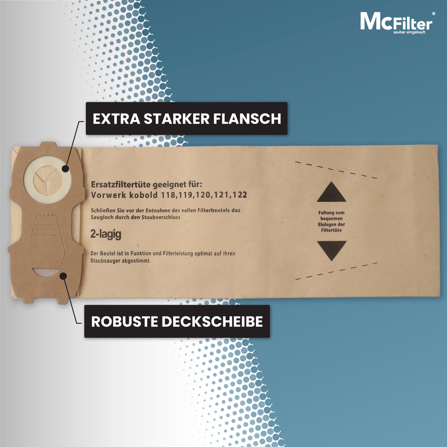 8 Sacchetti Adatti A Folletto Vorwerk Vk120/121/122 In Carta - Foto 12