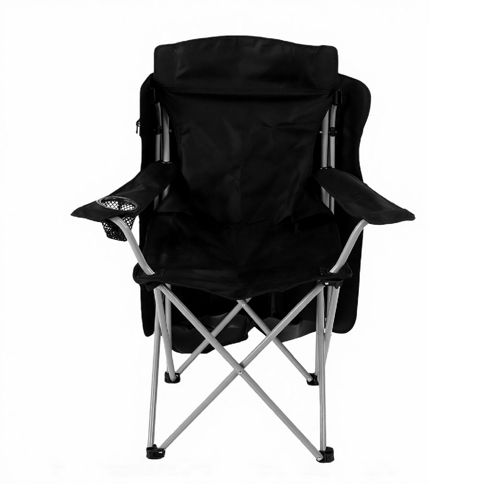 banapoy Krzesło Kempingowe, Regulowany Parasol Przeciwsłoneczny Tkanina Oxford 600D Oddychające, Ergonomiczne Składane Krzesło z Baldachimem, Przenośne Plażowe z Uchwytem na Kubek Zagłówek do