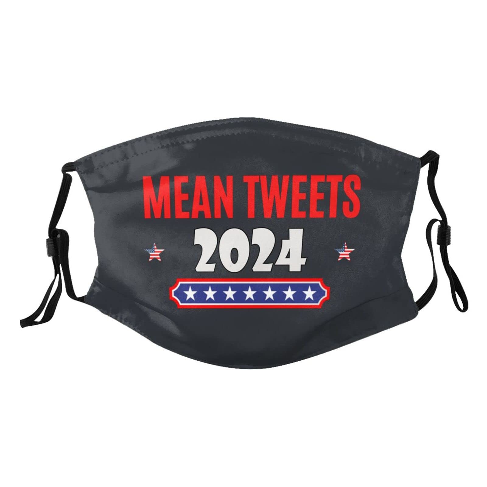 Mean Tweets 2024 Mask Protect Respiratory System Breathe with Peace of Mind Black