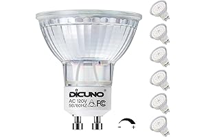 DiCUNO GU10 LED Bulbs Daylight - 6 Pack