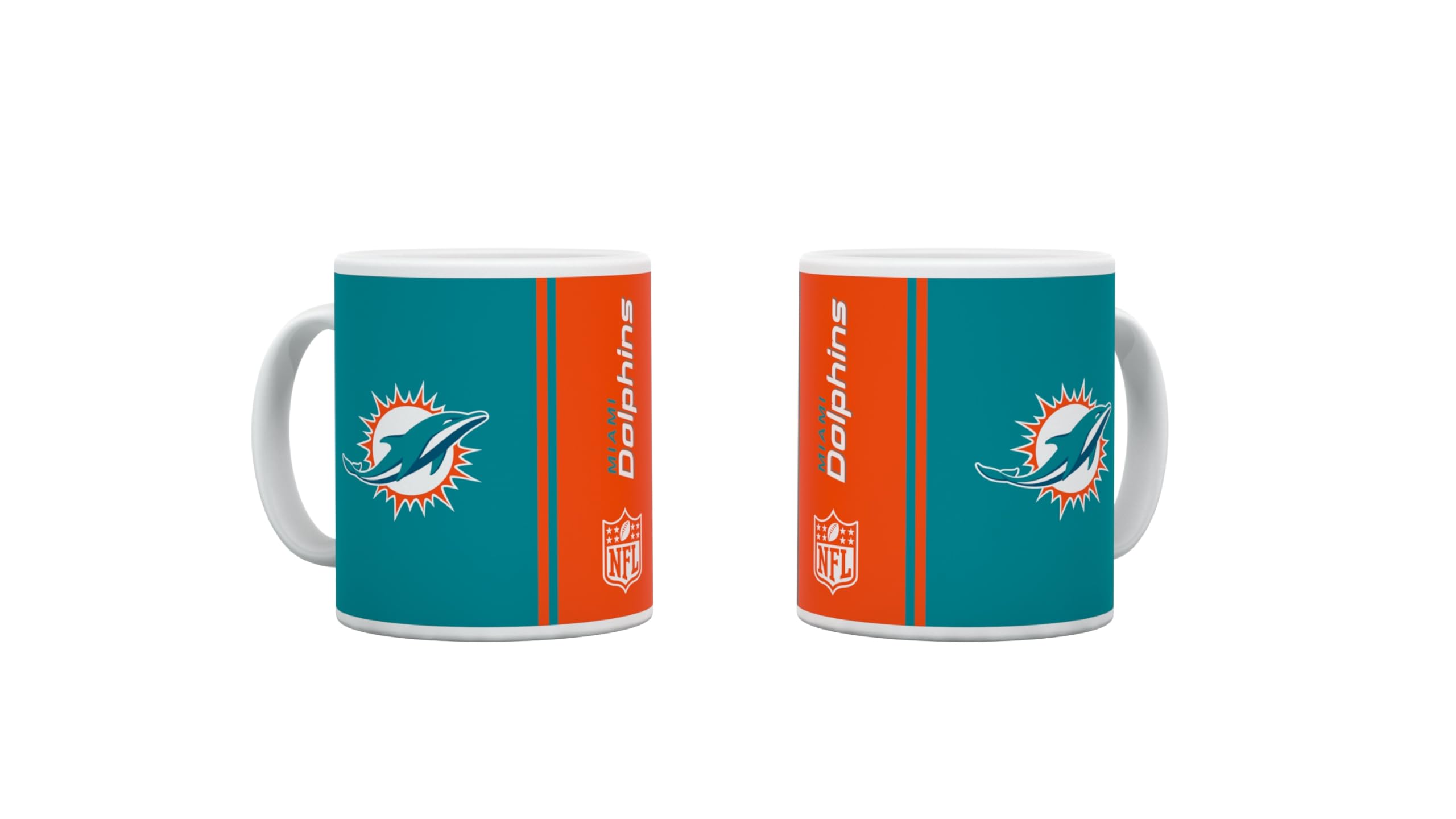 Mug Gridiron Miami Dolphins 330 ml résistant micro-ondes pour pause café sans taches