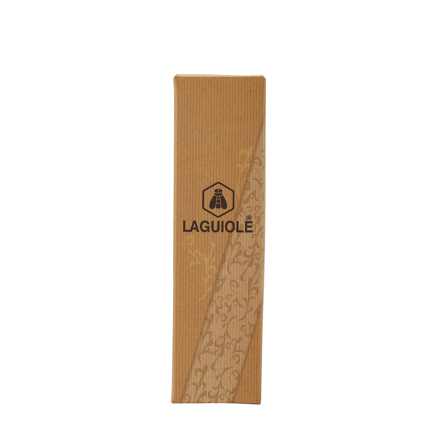 Laguiole Klappmesser mit 3 Funktionen - Messer - Flaschenöffner - Korkenzieher - Rosenholz - Schöne Geschenkbox, Mehrfabrig