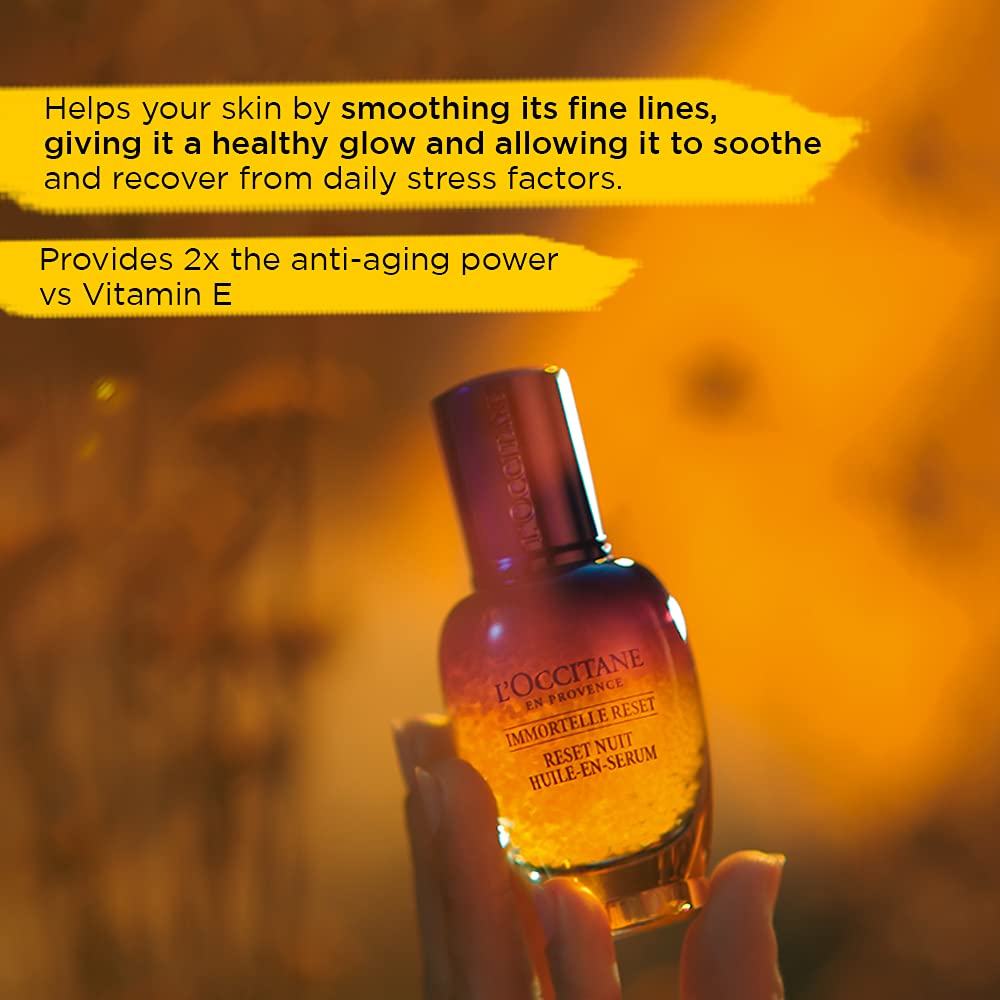 L'Occitane Immortelle Reset Anti-Aging Serum, 75ml : Amazon.in: Beauty