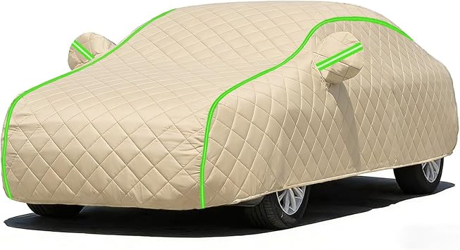 Multi Layered Anti-Hail Car Cover for MG MG5 Sedan 2020-2025, Heavy Duty Waterproof All Weather Automobiles Cover Outdoor Sun UV Rain Snow Protection Tarpaulin
