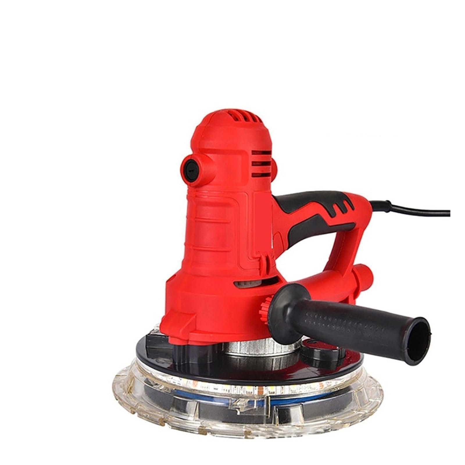 Levigatrice elettrica Levigatrice elettrica for cartongesso da 1250 W Lucidatrice for la rimozione dei residui di pareti e pavimenti con utensili elettrici portatili a LED Alta velocità, più silenzios