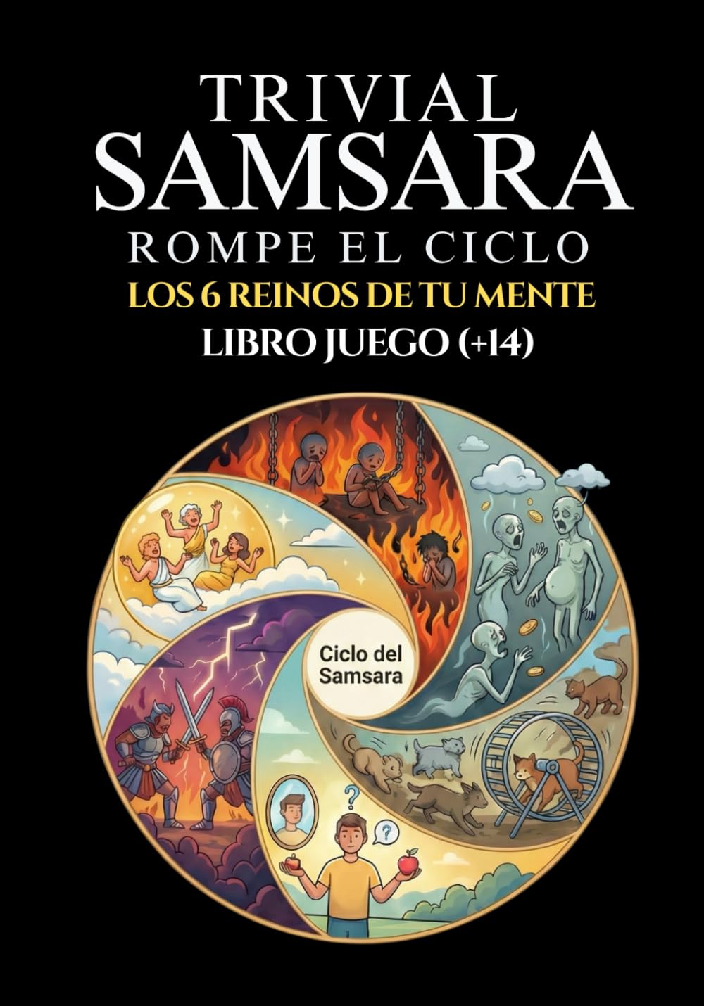 Trivial Samsara. Viaje a los 6 reinos de tu mente: El primer libro de autoayuda en formato juego (+14) (Ciclo Samsara)