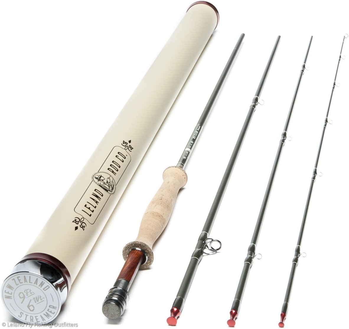Leland Rod Company New Zealand Streamer 690-4 (9' #6 Four-Piece) Fly Rod