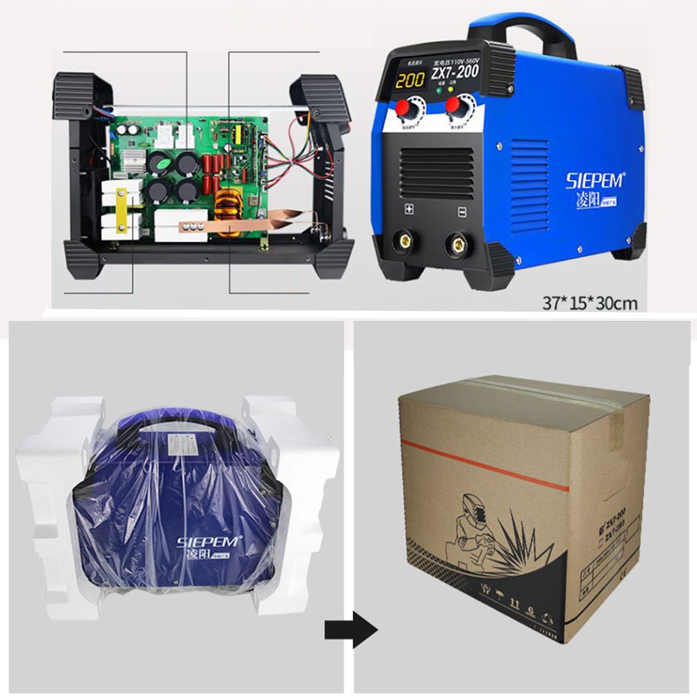 Amazon.com: Dzhot51 110V-560V ZX7-200 DC Máquina de soldadura